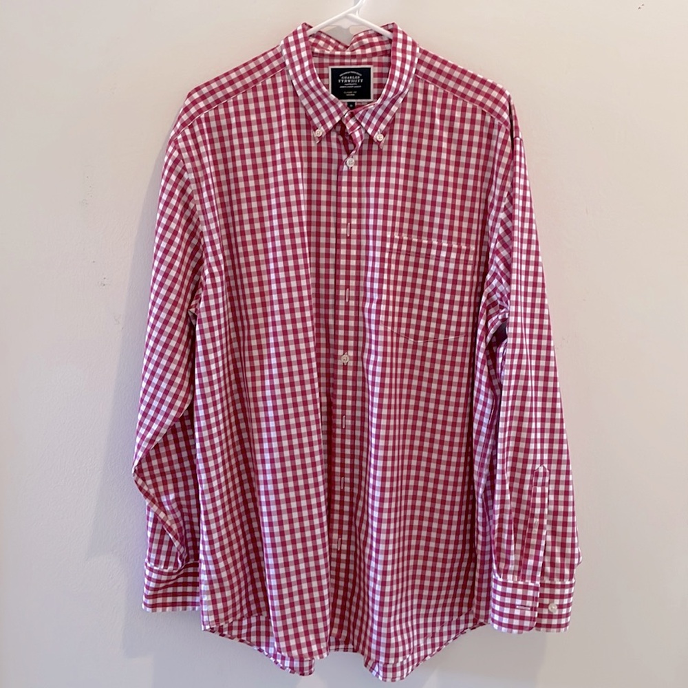 CHARLES TYRWHITT Non-Iron Classic Fit Button Down Long Sleeve Shirt
